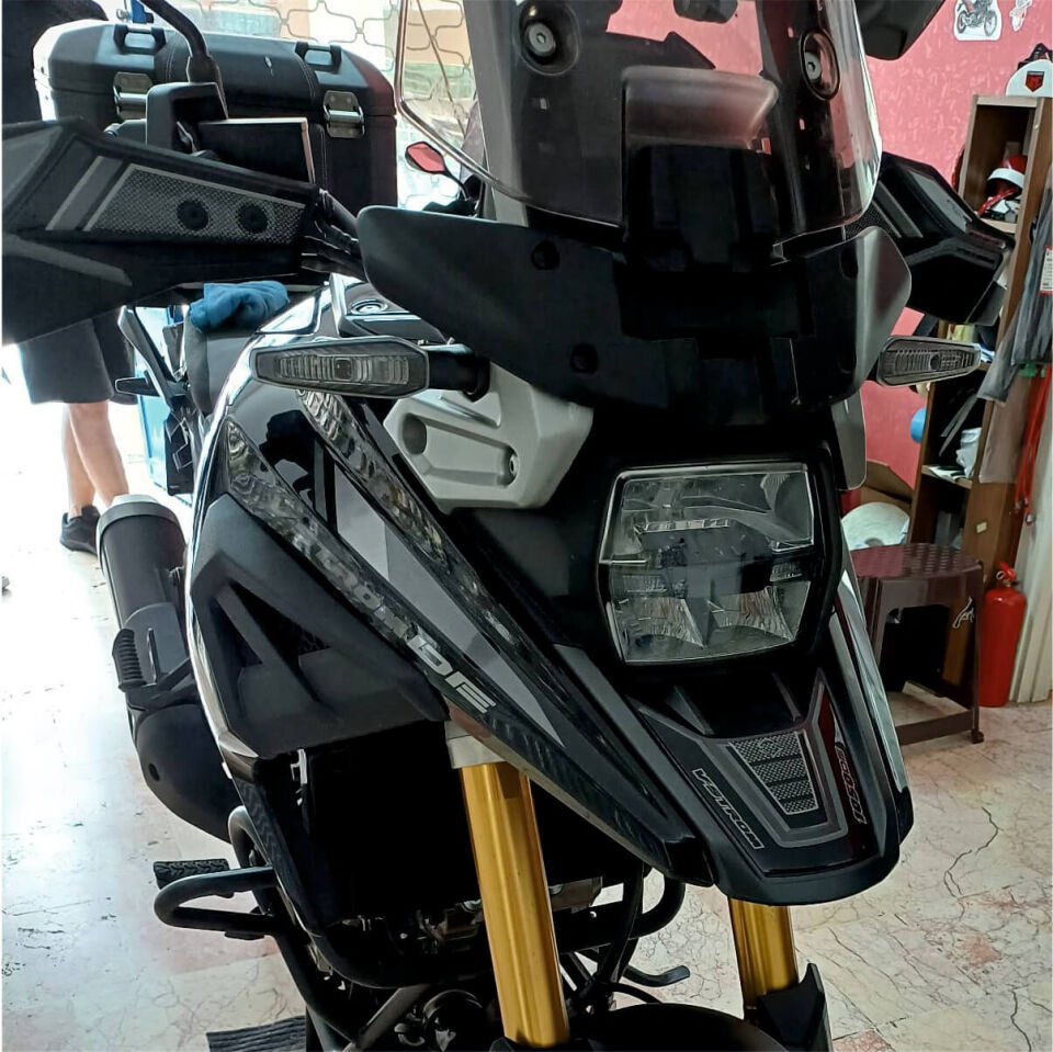 V-Strom 1050 DE Full Tankpad Set (Siyah&Gri) Elcik Pad