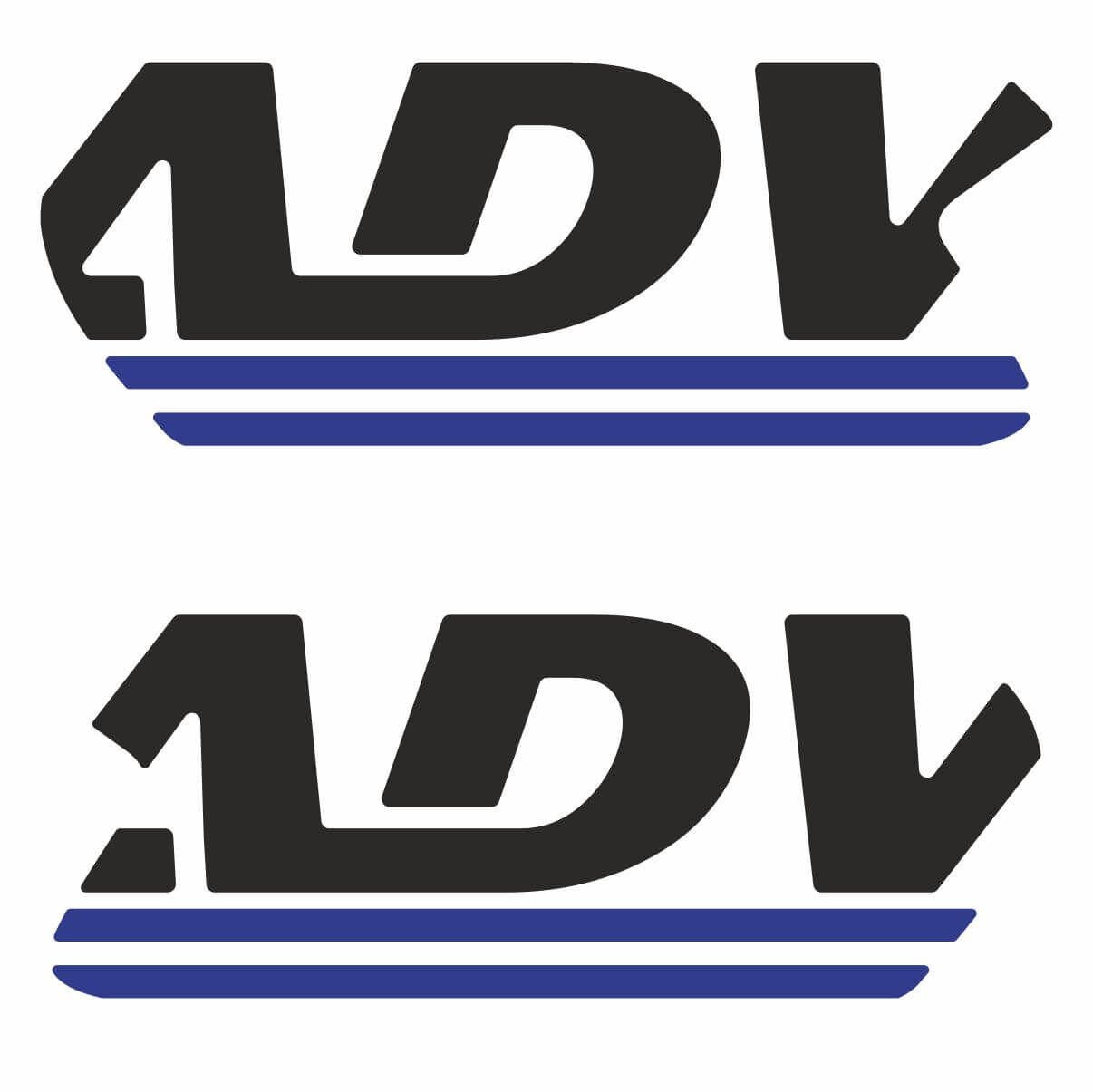 R1200GS ADV Beyaz - Depo Sticker Model 3 Mavi