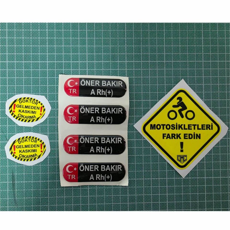İsim ve Kan Grubu Sticker