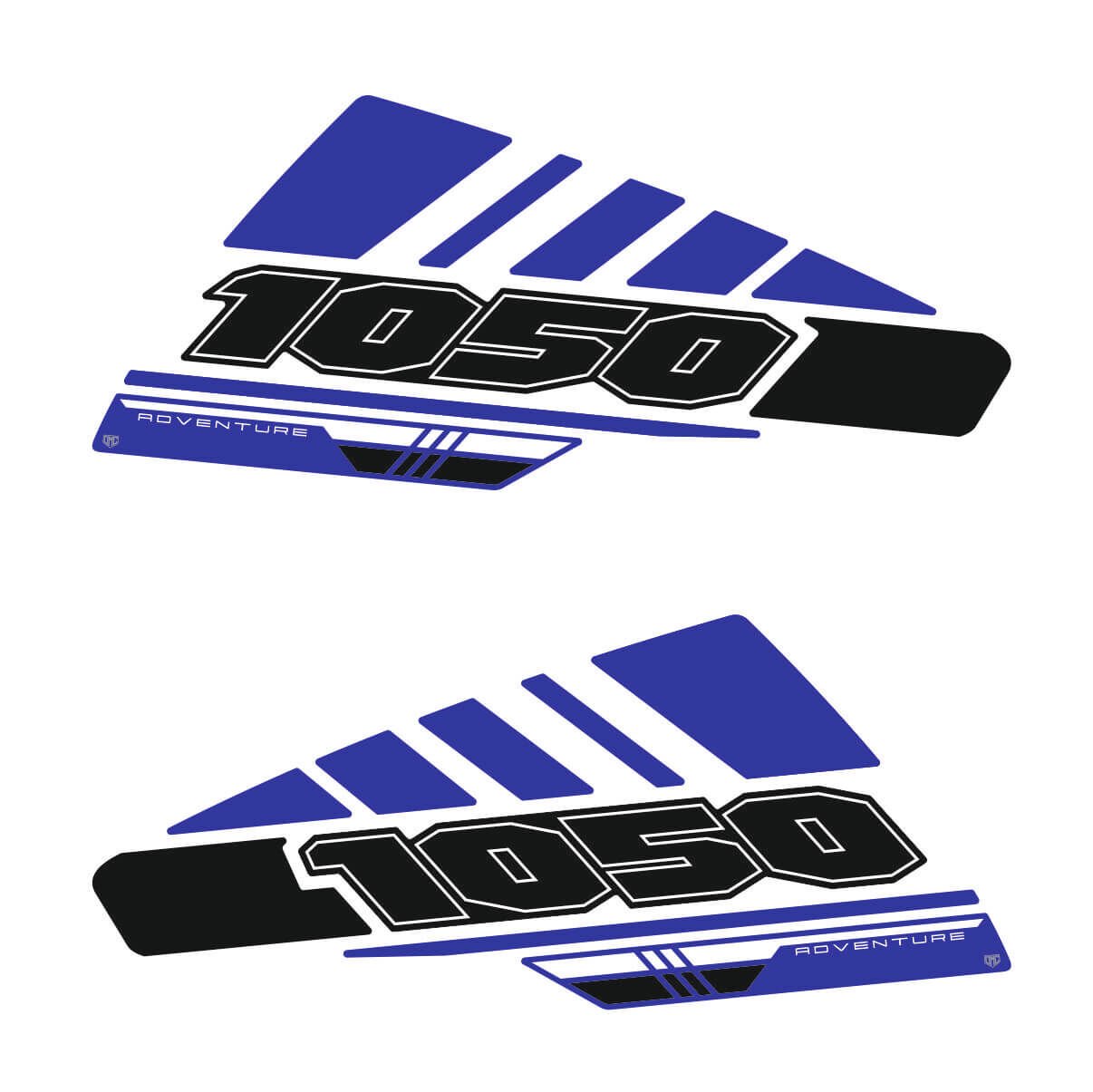 V-Strom 1050 DE Full Tankpad Set (Mavi&Beyaz) Yanpad