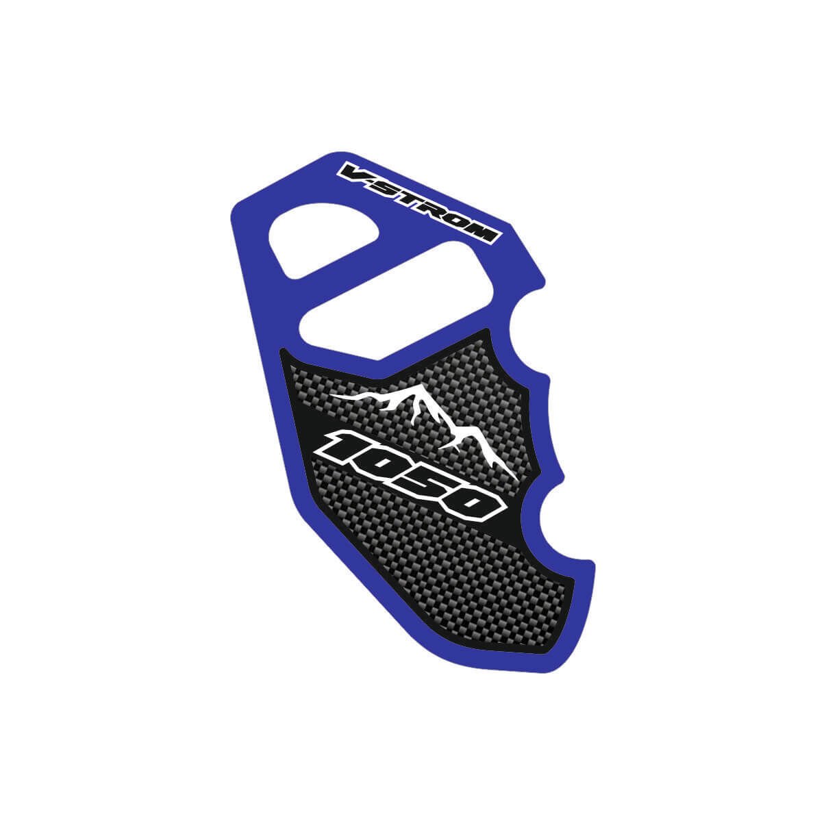V-Strom 1050 DE Full Tankpad Set (Mavi&Beyaz) Ayak Pad