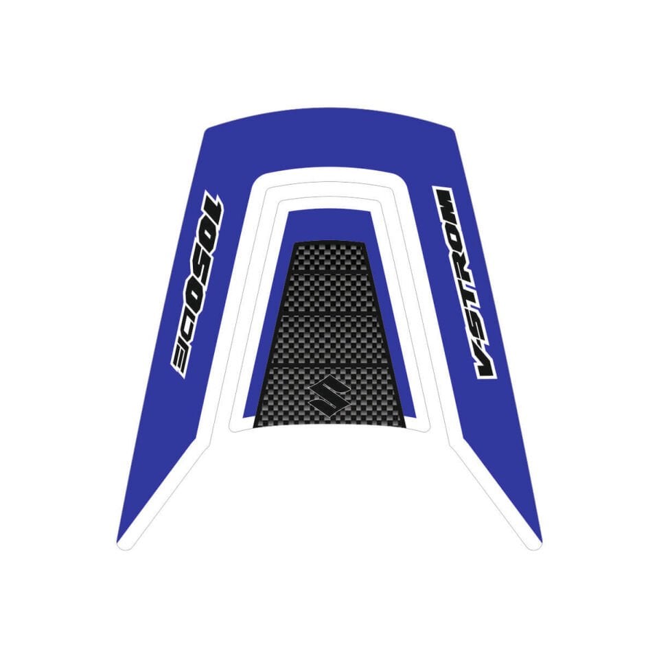V-Strom 1050 DE Full Tankpad Set (Mavi&Beyaz) Gaga