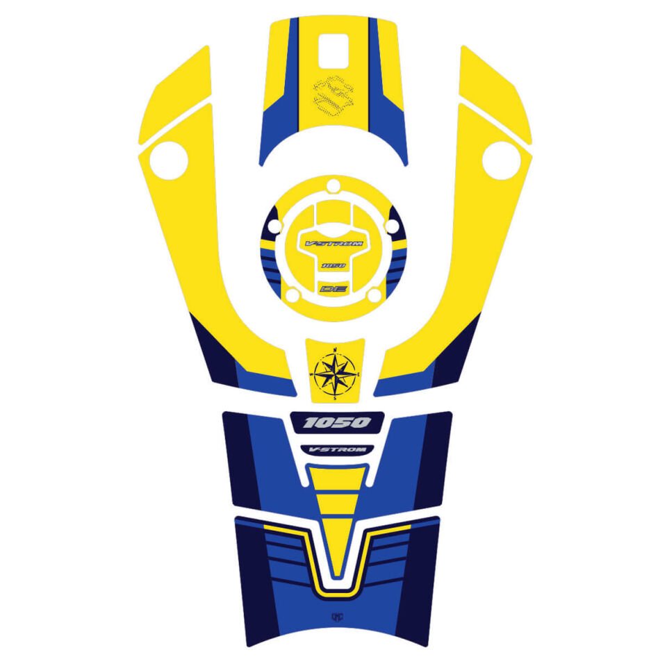 V-Strom 1050 DE Full Tankpad Set (Sarı) Tankpad 2